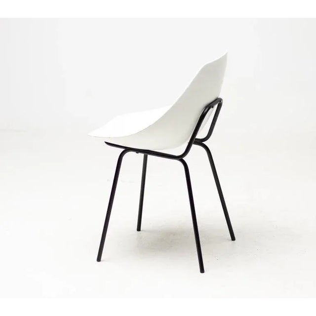1990s Shell Chairs by Pierre Guariche, Set of 6 For Sale - Image 5 of 9