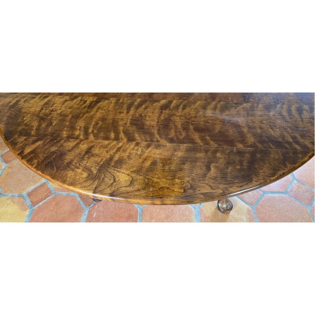 Mid 20th Century MidCentury Stickley Round Dining Table With Tapered