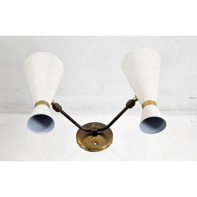 1950s Mid-Century Italian Wall Sconces, 1950s, Set of 2 For Sale - Image 5 of 8
