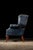 Vintage Tufted Leather Chesterfield Armchair in Blue For Sale - Image 4 of 15