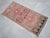Hand-Knotted Turkish Petite Rug Low Pile Faded Colors DoorMat Yastik Rug - 20'' X 44'' For Sale - Image 10 of 13