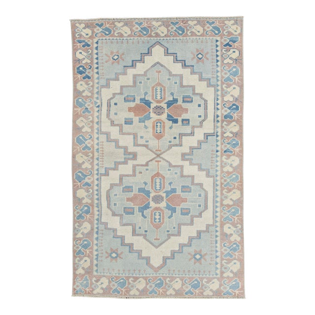 Turkish Vintage Rug 2'8" x 4'4" #21316 For Sale