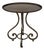Vintage Spanish Gilt Iron Martini Drinks Table, 1950s For Sale