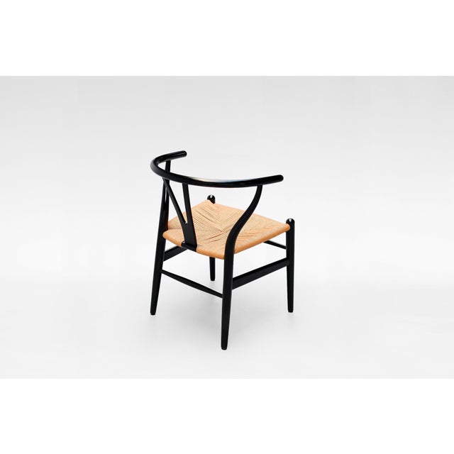 CH24 Wishbone Chairs by Hans J. Wegner for Carl Hansen & Son, Denmark, 1950s, Set of 4 For Sale - Image 5 of 6