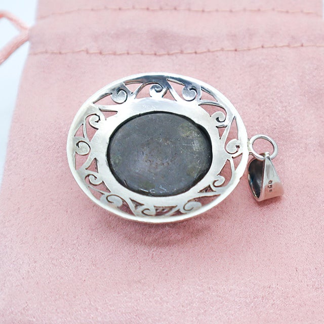 Rare Star Ruby Sterling Silver Pendant For Sale In Phoenix - Image 6 of 8