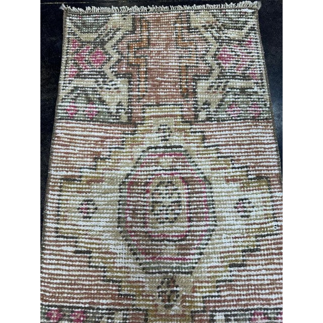 Turkish Yastik Rug 1'4" x 2'10" For Sale - Image 4 of 6