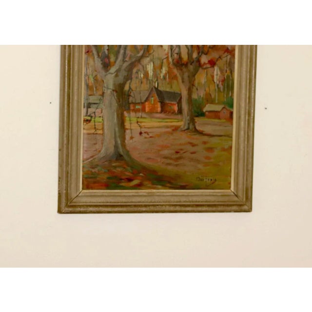 Olle Farla, Autumn, 1960s, Oil on Panel, Framed For Sale - Image 8 of 10