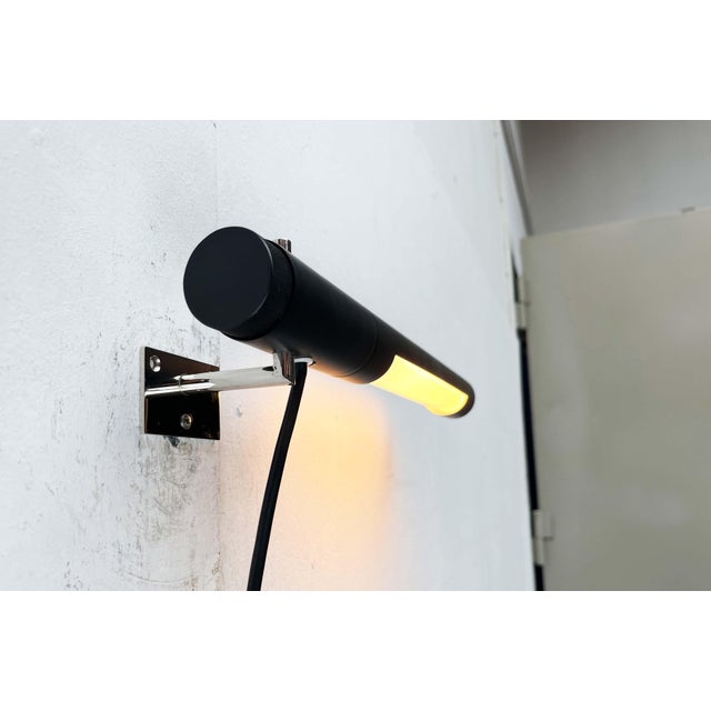 Mid-Century Modern German Minimalist Wall Lamp attributed to Egon Eiermann for Beisl, 1960s For Sale - Image 6 of 18