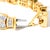 Imagine the soft clasp of luxury as this 14K yellow gold bracelet encircles your wrist, exquisitely designed to accentuate...