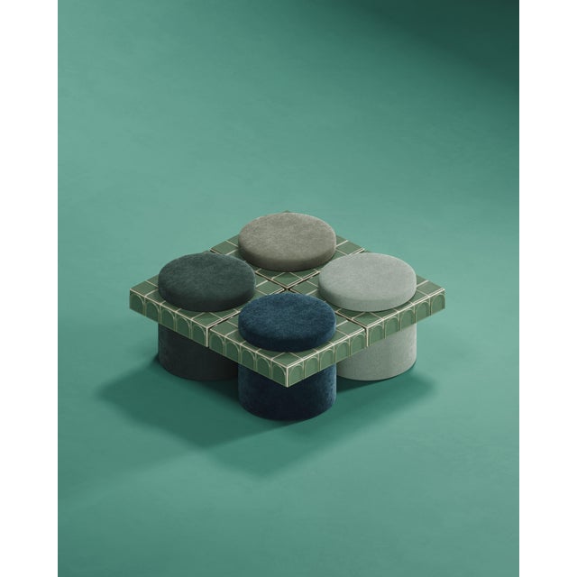 Enigma I Stool Handmade by Malabar For Sale - Image 10 of 18