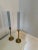 Metal 1950s Spiral Brass Candle Holders- a Pair For Sale - Image 7 of 8