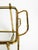 Neoclassical Brass Bar Cart with Glass Trays from Maison Jansen, 1960s For Sale - Image 12 of 18