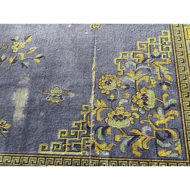 Edwardian Country House Rug in Wool For Sale - Image 5 of 12