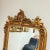 Gold French Style Gold Floor Mirror Gold Leaf Details For Sale - Image 8 of 9