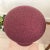 Mushroom Ottoman in Orchid Boucle For Sale - Image 4 of 11