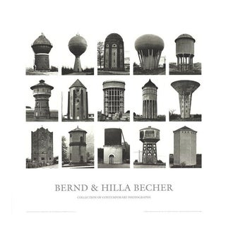 Bernhard and Hilla Becher Water Towers, 2005 Lithograph For Sale