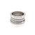 Silver Mid 20th Century Bvlgari B.zero1 Four-Band Ring in 18k White Gold w/Cert Size 6 For Sale - Image 8 of 8