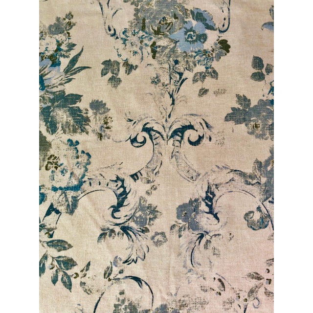 Ralph Lauren Home's "Brianna Floral" Fabric Cotton & Linen Blend in