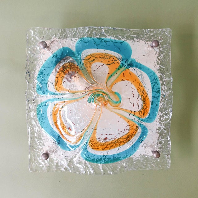 Mid-Century Italian Glass Sconce from Mazzega, 1970s For Sale - Image 17 of 17