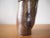 Brown Mid 20th Century Brutalist Style Closed Form Vessel with Rattle Floor Vase For Sale - Image 8 of 13