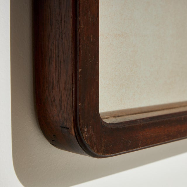 Oak Framed Mirror, 1970s For Sale - Image 10 of 15