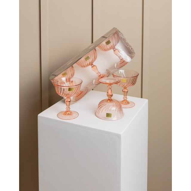 Luminarc Rosaline Glasses, 1970s, Set of 6 For Sale - Image 10 of 12