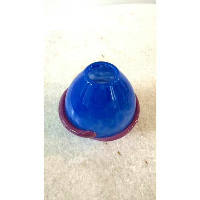 Abstract Art Glass Vase by Maui-Based Studio, Hot Island Glass For Sale - Image 3 of 5