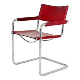 Mid-Century Bauhaus MG5 Cantilever Armchair by Mart Stam for Matteo Grassi, Italy, 1980s For Sale