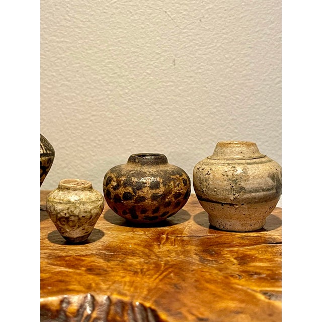 15th Century Thai Sawankhalok Ceramic Vessels - a Set of 5 For Sale - Image 4 of 6