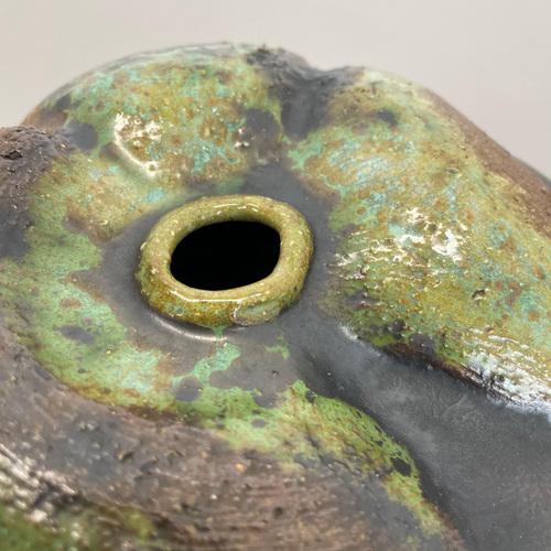 Abstract Fruit Ceramic Studio Pottery Vase from Gerhard Liebenthron, 1977 For Sale - Image 11 of 18