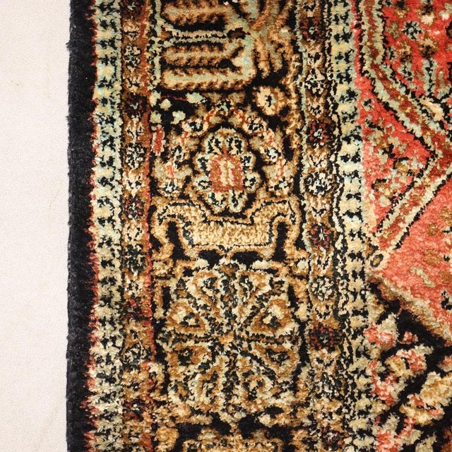 Middle Eastern Kum Rug in Wool For Sale - Image 6 of 8