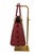 2010s Christian Dior Medium Lady Dior Cannage Studded Burgundy Leather Bag With Strap For Sale - Image 5 of 12