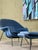 Blue Set of Womb Chair and Ottoman by Eero Saarinen for Knoll International, 1960 For Sale - Image 8 of 18
