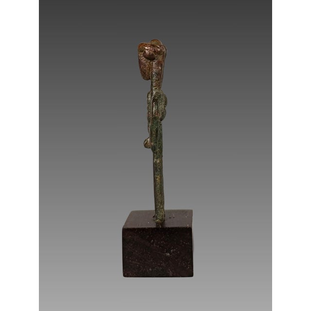 Idol Sculpture in Bronze For Sale - Image 6 of 7