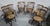 Farmhouse Kitchen Chairs, 1900s, Set of 8 For Sale - Image 4 of 14