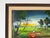 Vintage Victor Chavarría M. Folk Art Spanish Landscape Oil on Canvas Painting, Framed For Sale In Miami - Image 6 of 12
