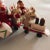 Mid-Century Modern Vintage Brinn's Wooden Christmas Ornaments - Set of 5 For Sale - Image 3 of 5