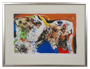 Asger Jorn, The Day of the Dead, Lithograph, 1969