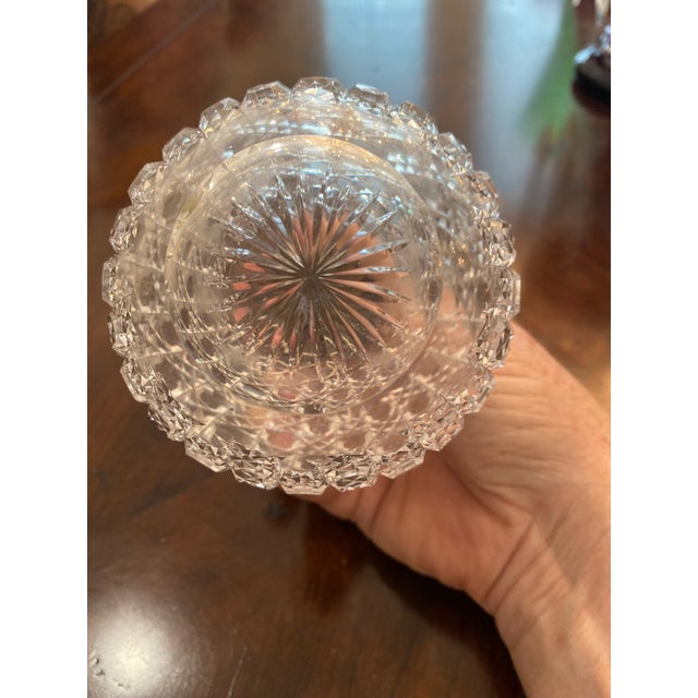 Antiques Sterling Silver and Cut Crystal Bottle For Sale - Image 9 of 12