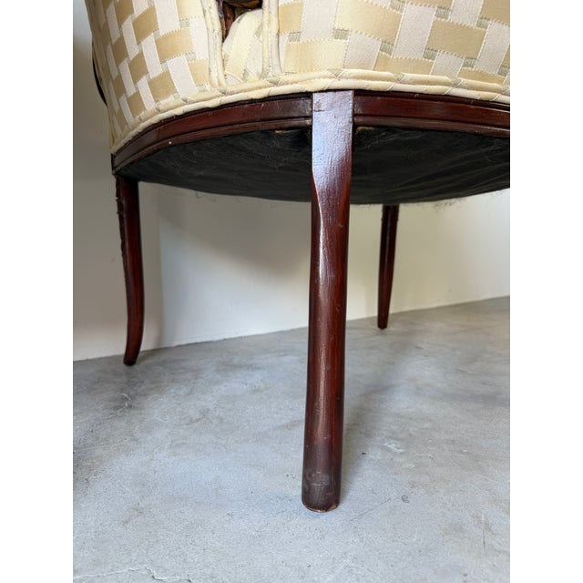 Vintage Regency Revival Carved Wood Armchairs – A Pair For Sale - Image 17 of 17