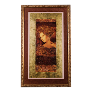 2000 Csaba Markus "Veronika" Artist Hand Signed and Numbered & Embellished Limited Edition Serigraph 30/225 Exquisitely Framed & Matted