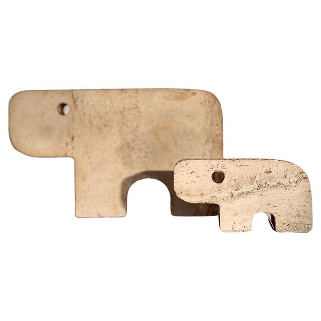 Minimalist Animale Stone Sculpture attributed to Fratelli Manelli, 1970s, Set of 2 For Sale - Image 17 of 17