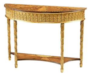 Small Demi-Lune Console Table