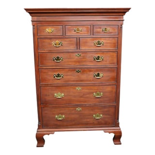 Henkel Harris New Market Highboy Chest For Sale