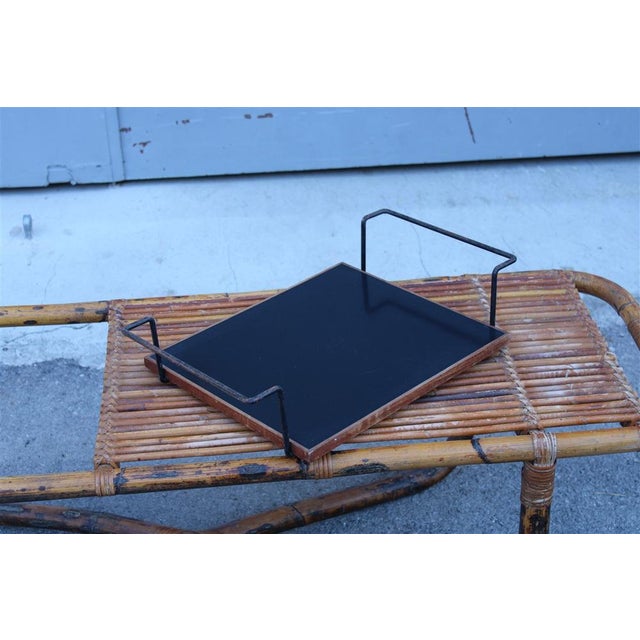 Bamboo Cocktail Table by Tito Agnoli, 1950s For Sale - Image 17 of 18