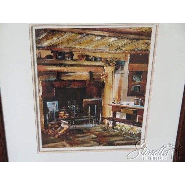 Approx: 10 Years Old Large Wood Framed & Matted Beautifully Detailed Contact Us About Purchasing One Only Condition:...