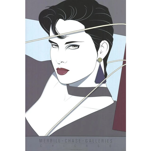 1980s 1987 Patrick Nagel 'Commemorative #11' Serigraph For Sale - Image 5 of 5