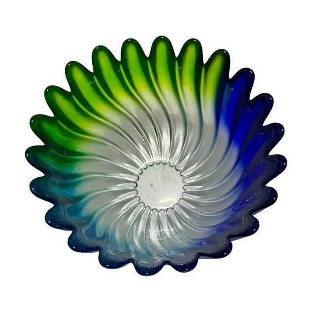 Glass Studio Nova Solaris Glass Bowl by Walther Glas of Germany For Sale - Image 7 of 10