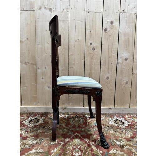 Victorian Empire Style Chairs, Set of 6 For Sale - Image 6 of 9