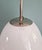 Philips Bauhaus Pendant Light in White Opaline Glass and Chromed Metal from Philips, 1930 For Sale - Image 4 of 11